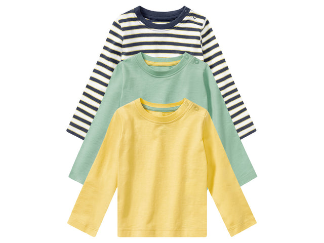 Lot de 3 t-shirts manches longues bébé