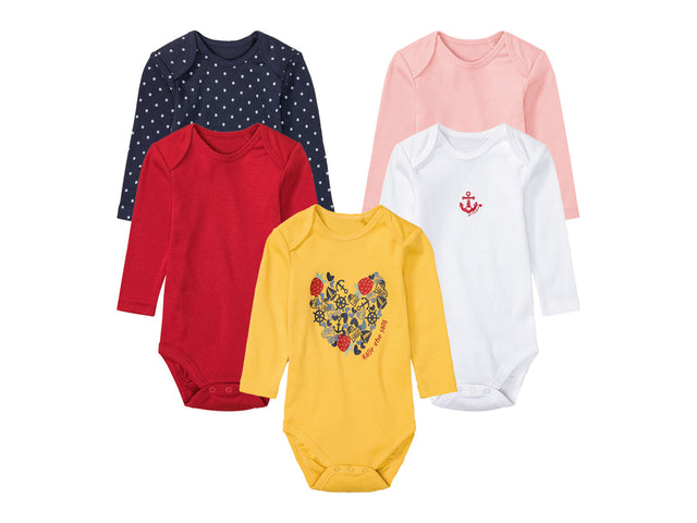 Lot de 5 bodies bébé