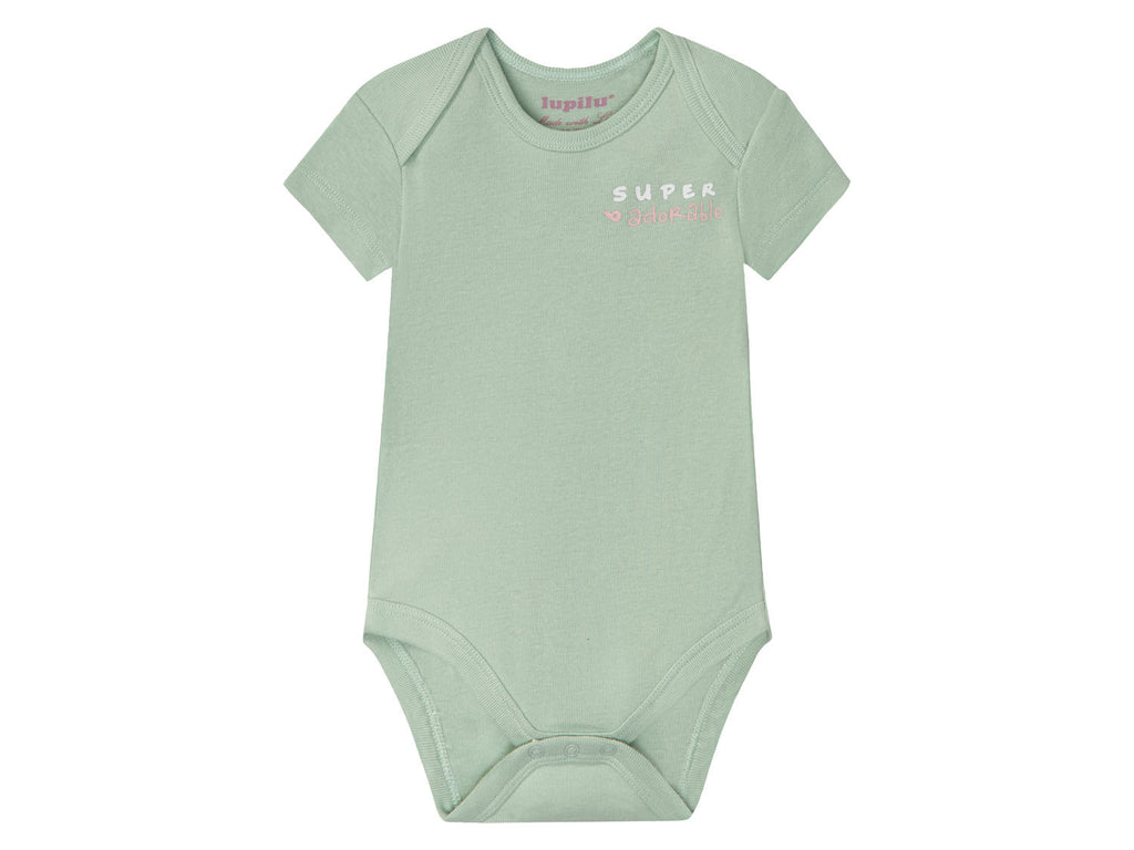 Lot de 5 bodies manches courtes bébé