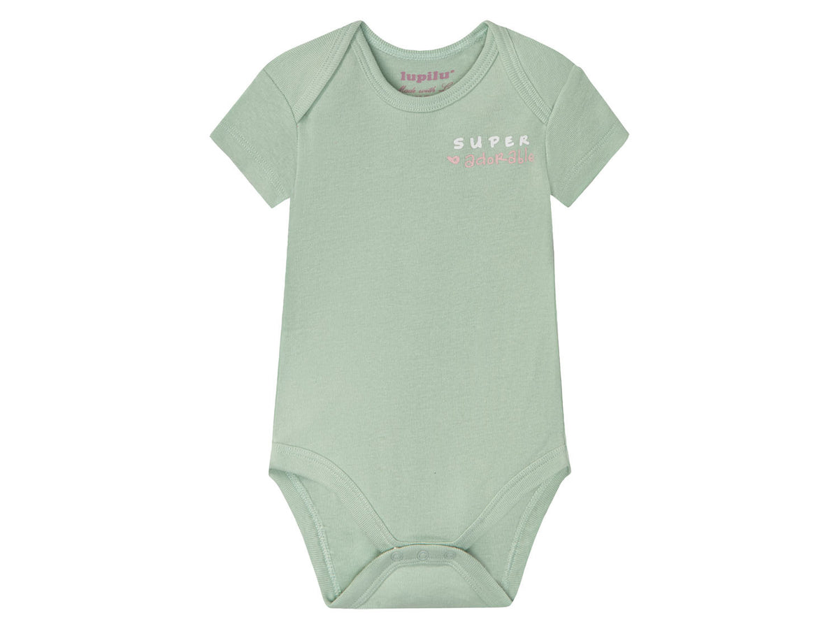 Lot de 5 bodies manches courtes bébé