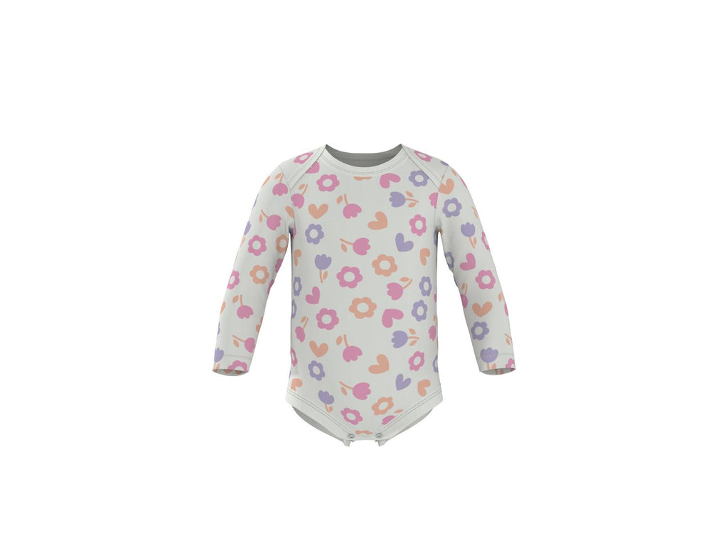Lot de 5 bodys bébé à manches longues