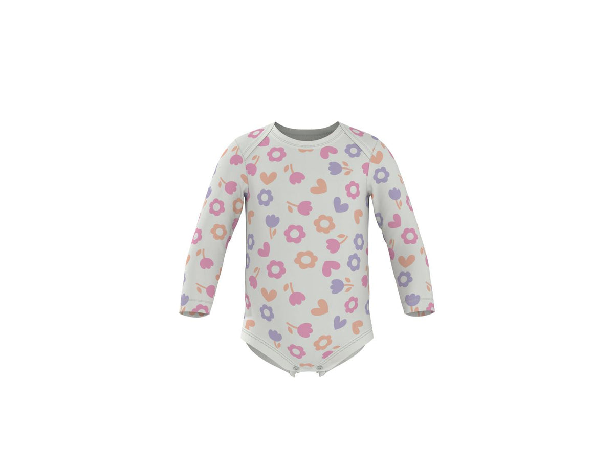 Lot de 5 bodys bébé à manches longues