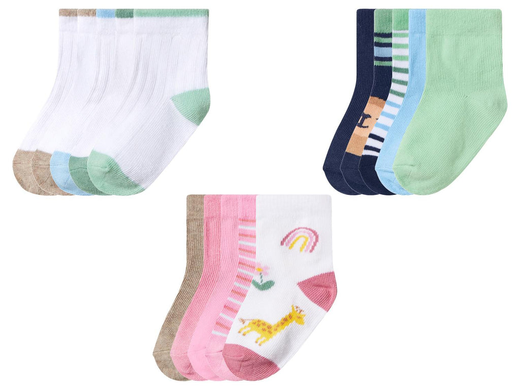 Lot de 5 paires de chaussettes bébé