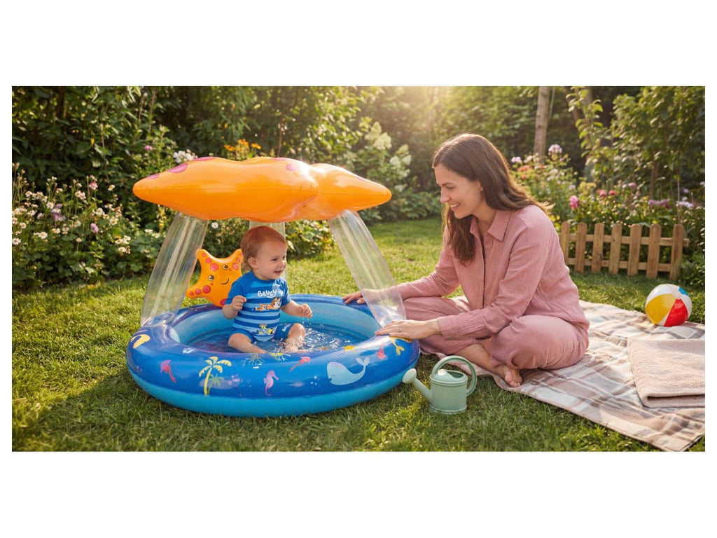Piscine gonflable ou arroseur gonflable pour enfant