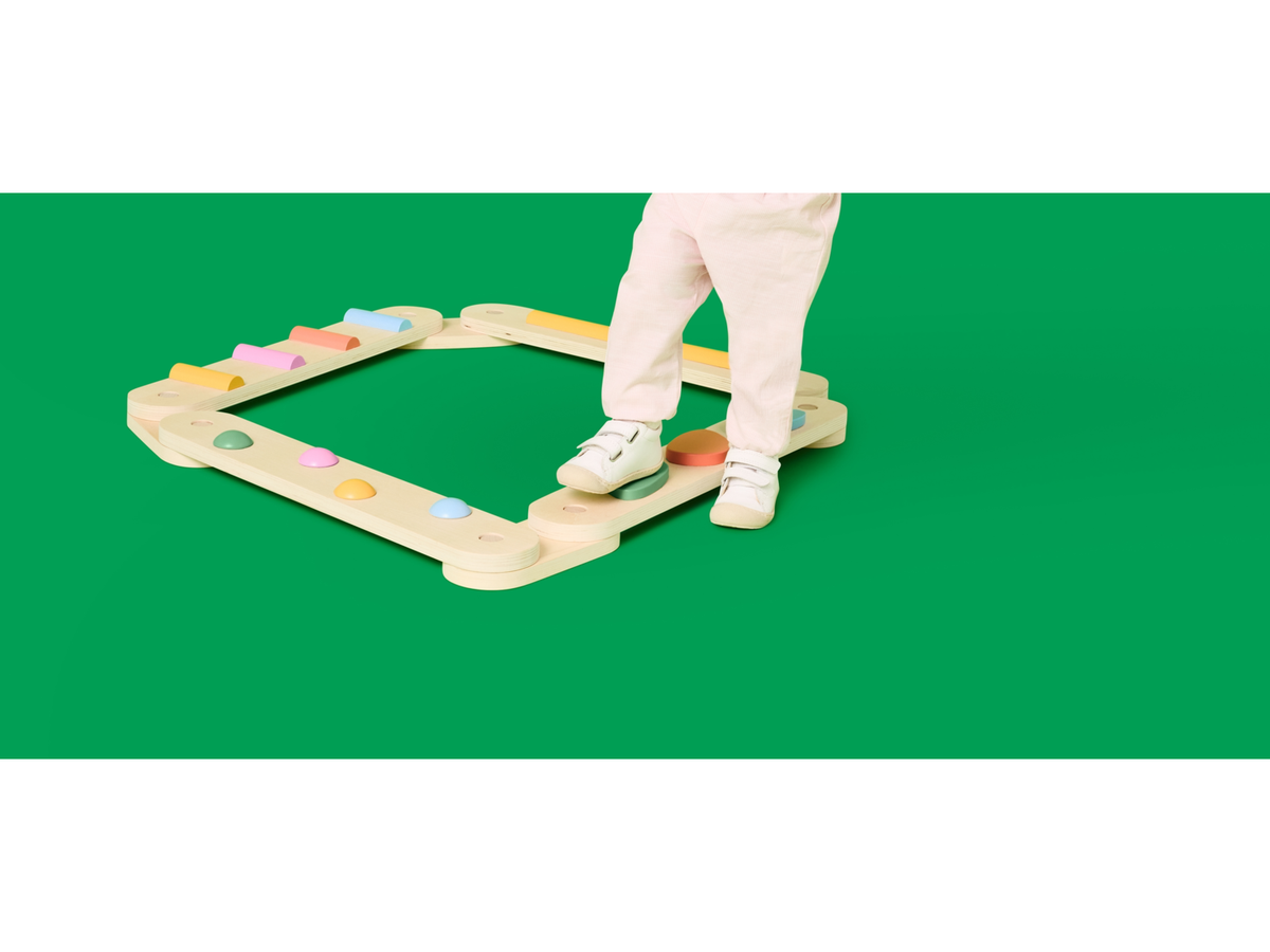 Poutre d'équilibre Premium en bois