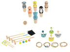 Quilles d'animaux / Croquet / Jeu de lancer d'animaux