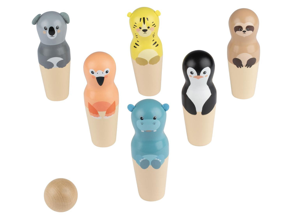 Quilles d'animaux / Croquet / Jeu de lancer d'animaux
