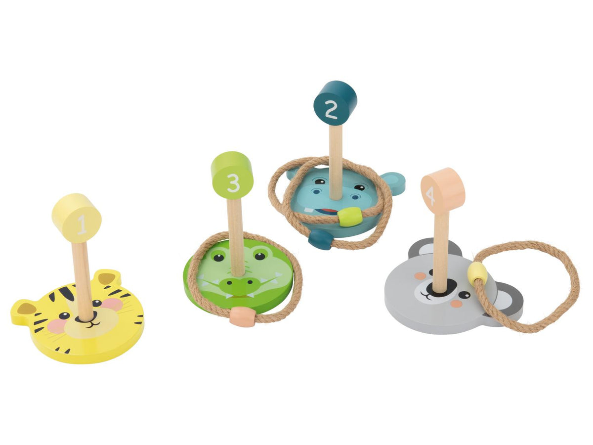 Quilles d'animaux / Croquet / Jeu de lancer d'animaux