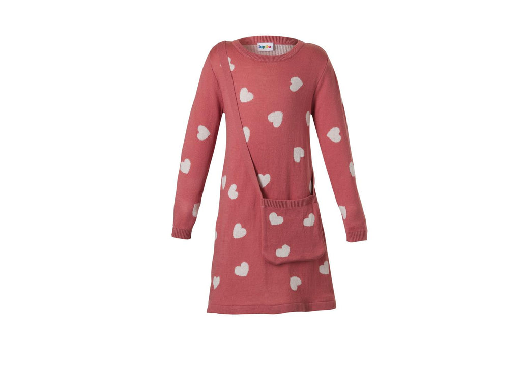 Robe en tricot pour enfant avec poche