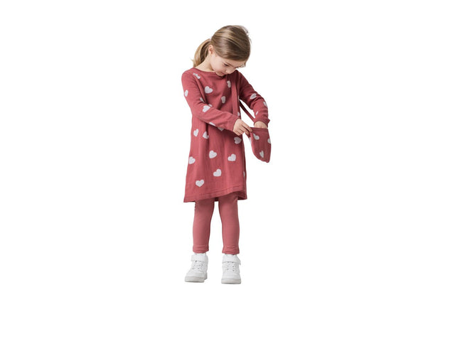 Robe en tricot pour enfant avec poche