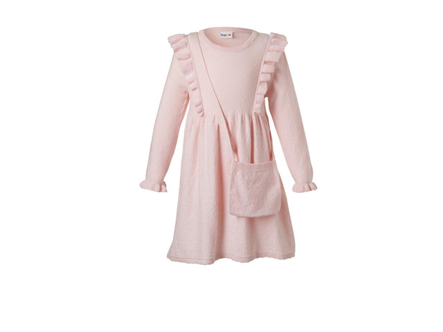 Robe en tricot pour enfant avec poche