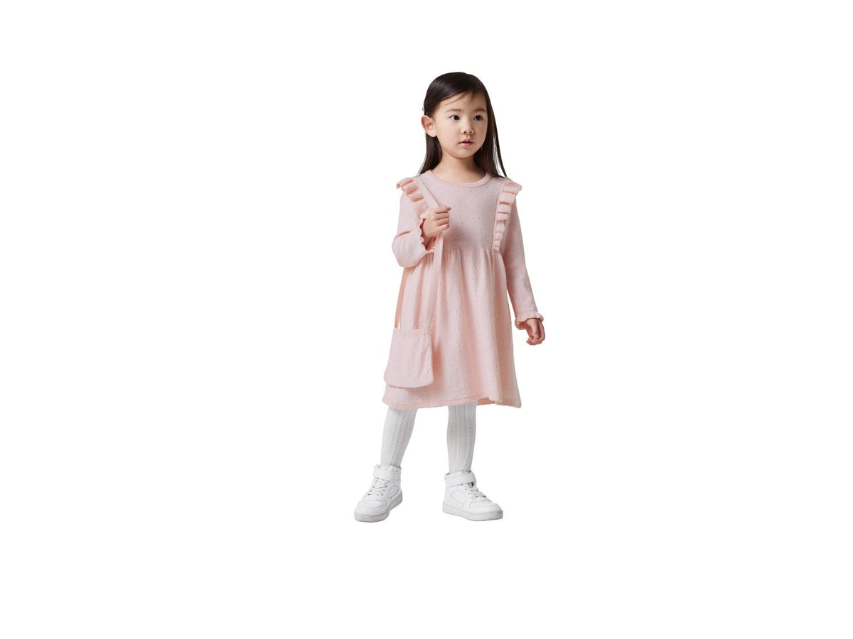 Robe en tricot pour enfant avec poche
