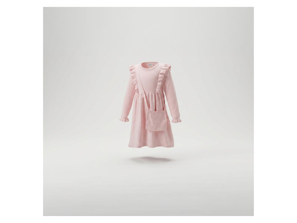 Robe en tricot pour enfant avec poche