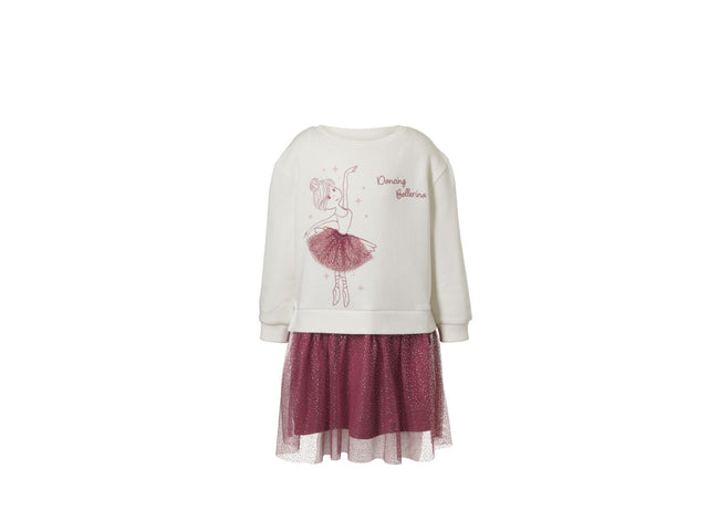 Robe molletonnée petite fille