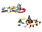 Set chemin de fer en bois XL City Express ou Dinoland