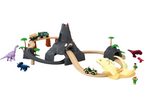 Set chemin de fer en bois XL City Express ou Dinoland