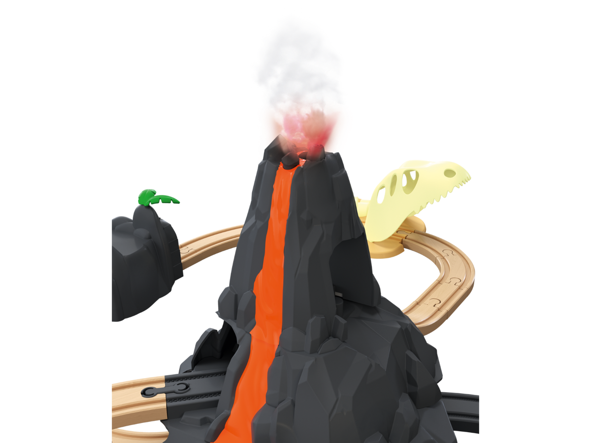 Set chemin de fer en bois XL City Express ou Dinoland