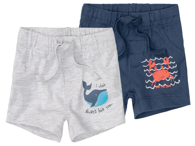 Set de 2 shorts bébé