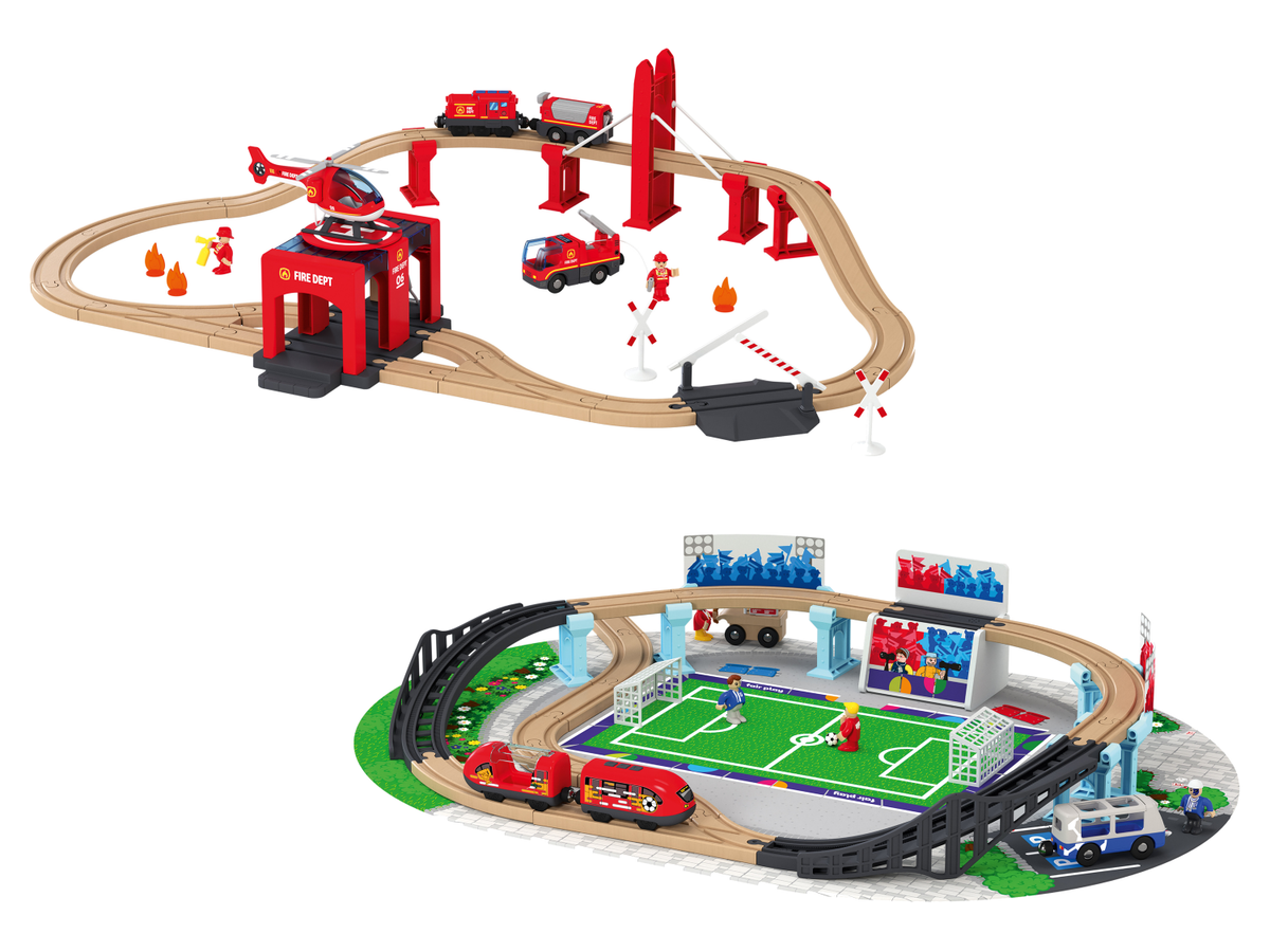 Set de chemin de fer : Pompiers ou Stade de football