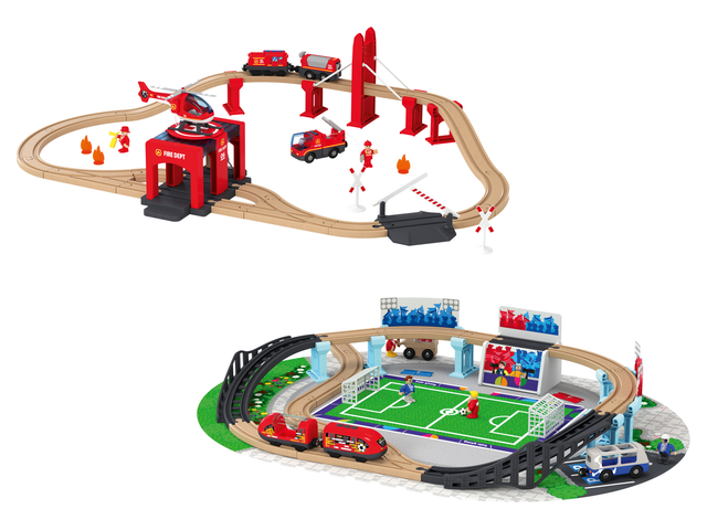 Set de chemin de fer : Pompiers ou Stade de football