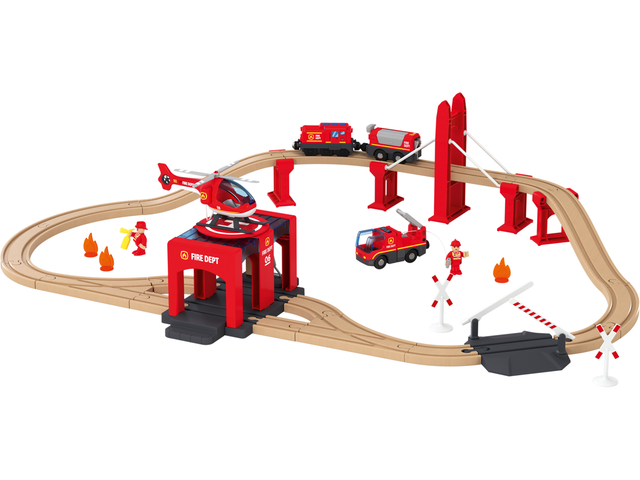 Set de chemin de fer : Pompiers ou Stade de football