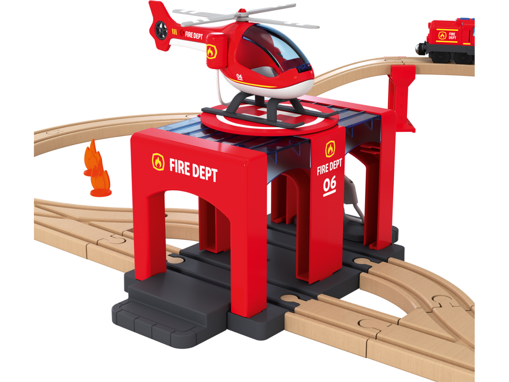 Set de chemin de fer : Pompiers ou Stade de football