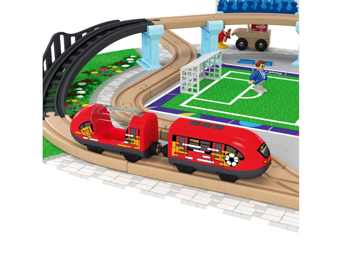 Set de chemin de fer : Pompiers ou Stade de football