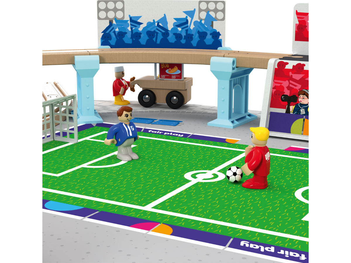 Set de chemin de fer : Pompiers ou Stade de football
