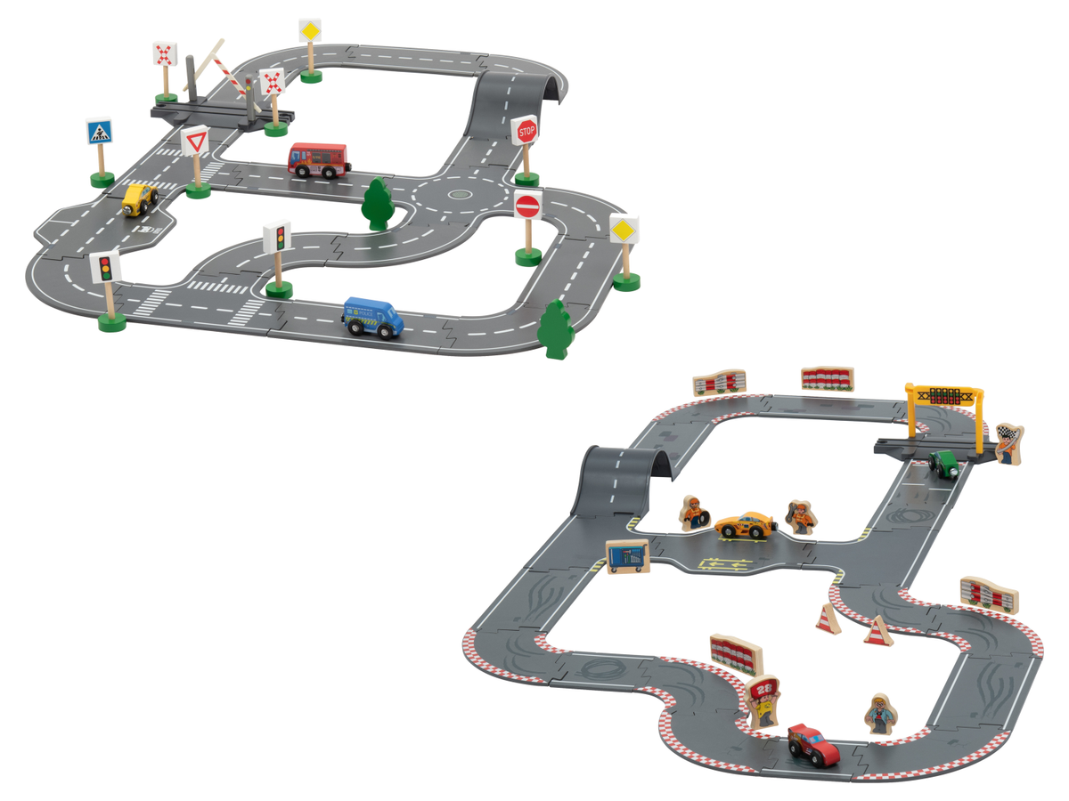 Set de route en bois Ville ou Circuit
