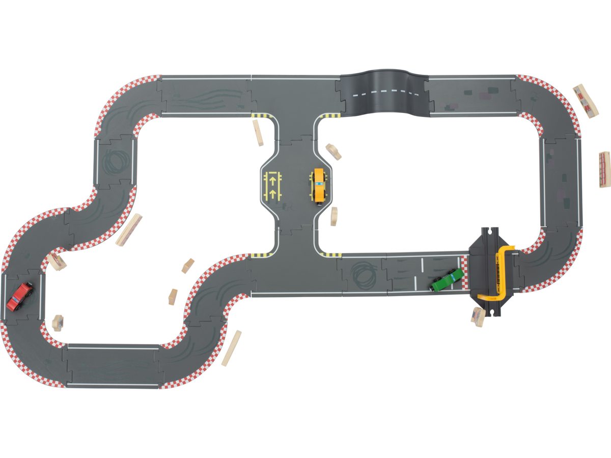 Set de route en bois Ville ou Circuit