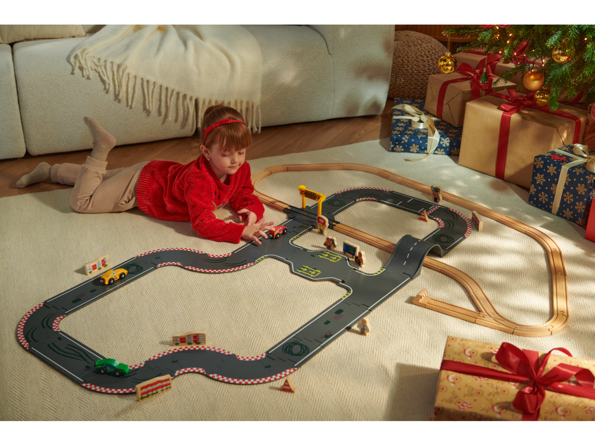 Set de route en bois Ville ou Circuit