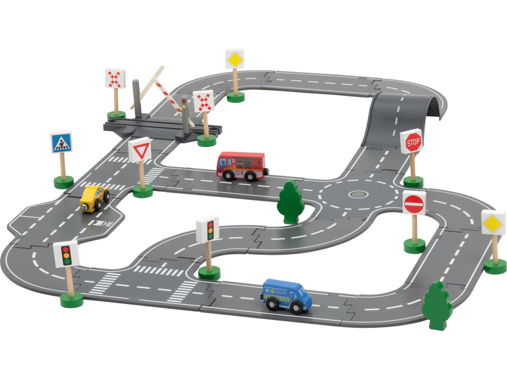 Set de route en bois Ville ou Circuit