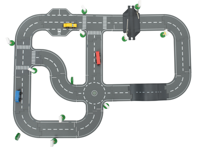 Set de route en bois Ville ou Circuit