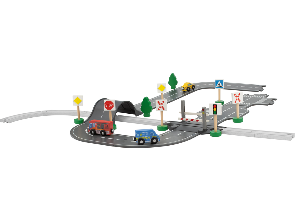 Set de route en bois Ville ou Circuit
