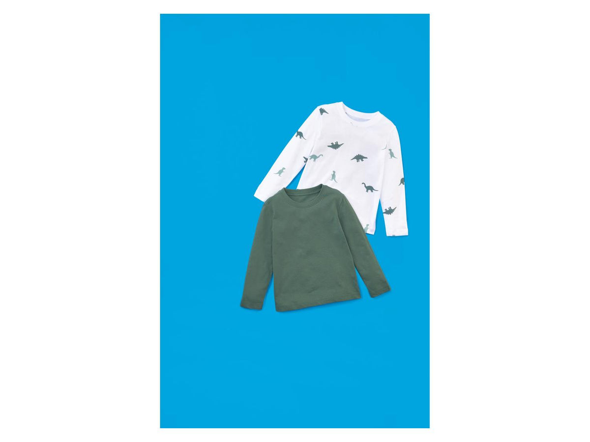 T-shirts manches longues pour tout-petits, lot de 2