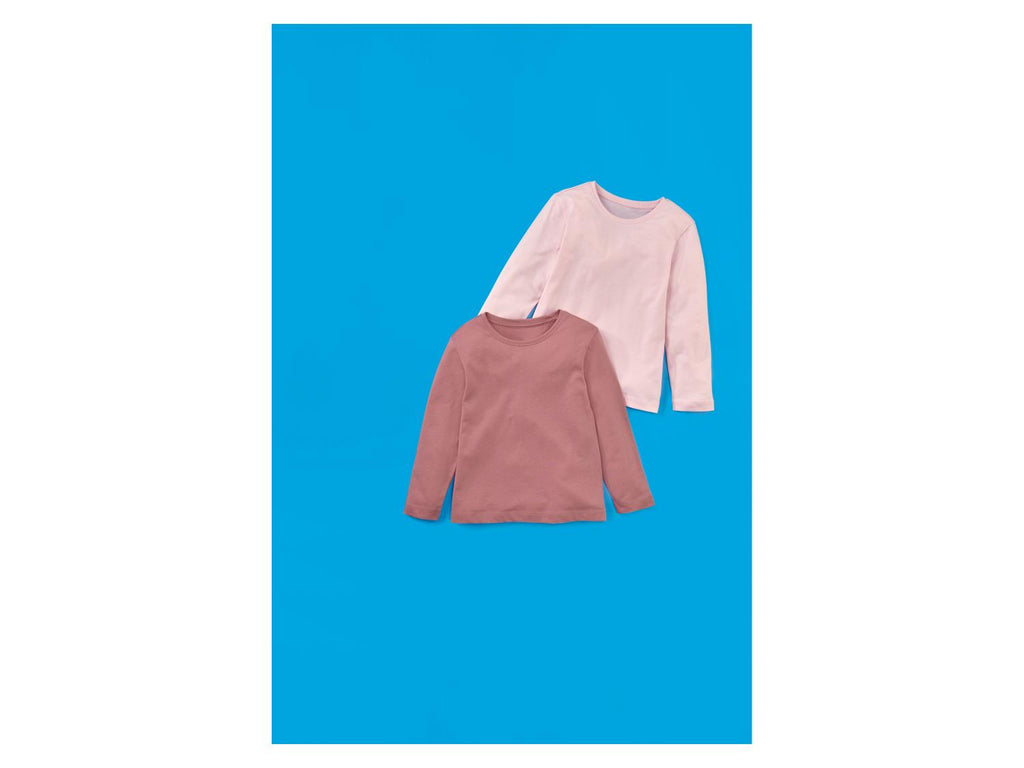T-shirts manches longues pour tout-petits, lot de 2