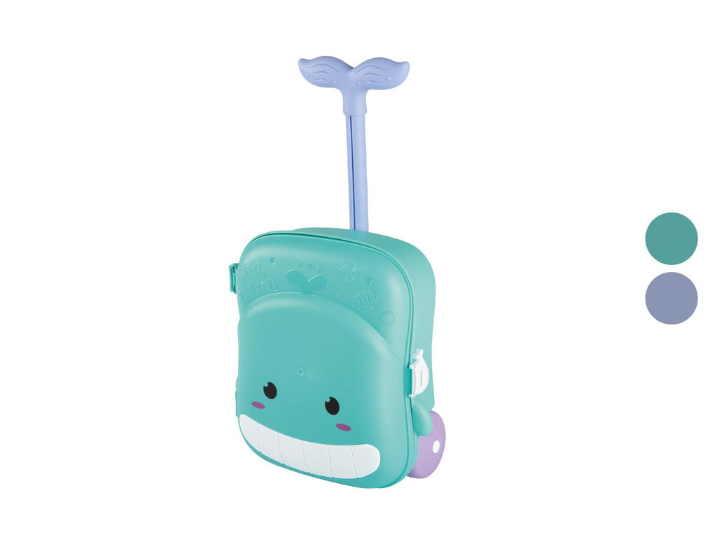 Valise à roulettes avec jouets de plage