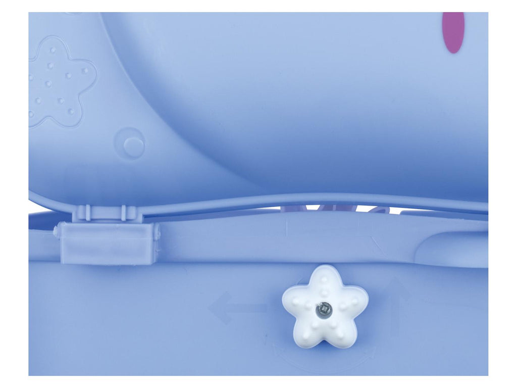Valise à roulettes avec jouets de plage