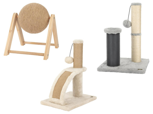 Griffoir pour chat ou Griffoir avec planche de massage ou griffoir avec brosse de massage