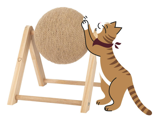 Griffoir pour chat ou Griffoir avec planche de massage ou griffoir avec brosse de massage