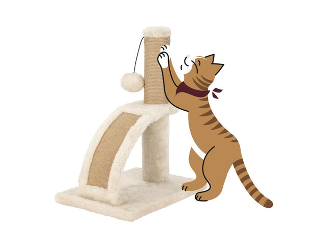 Griffoir pour chat ou Griffoir avec planche de massage ou griffoir avec brosse de massage