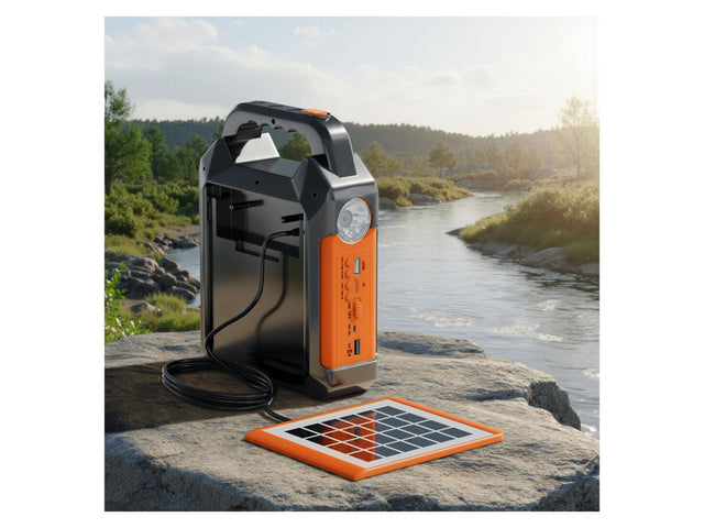 Lampe solaire multifonctions avec enceinte et batterie portative