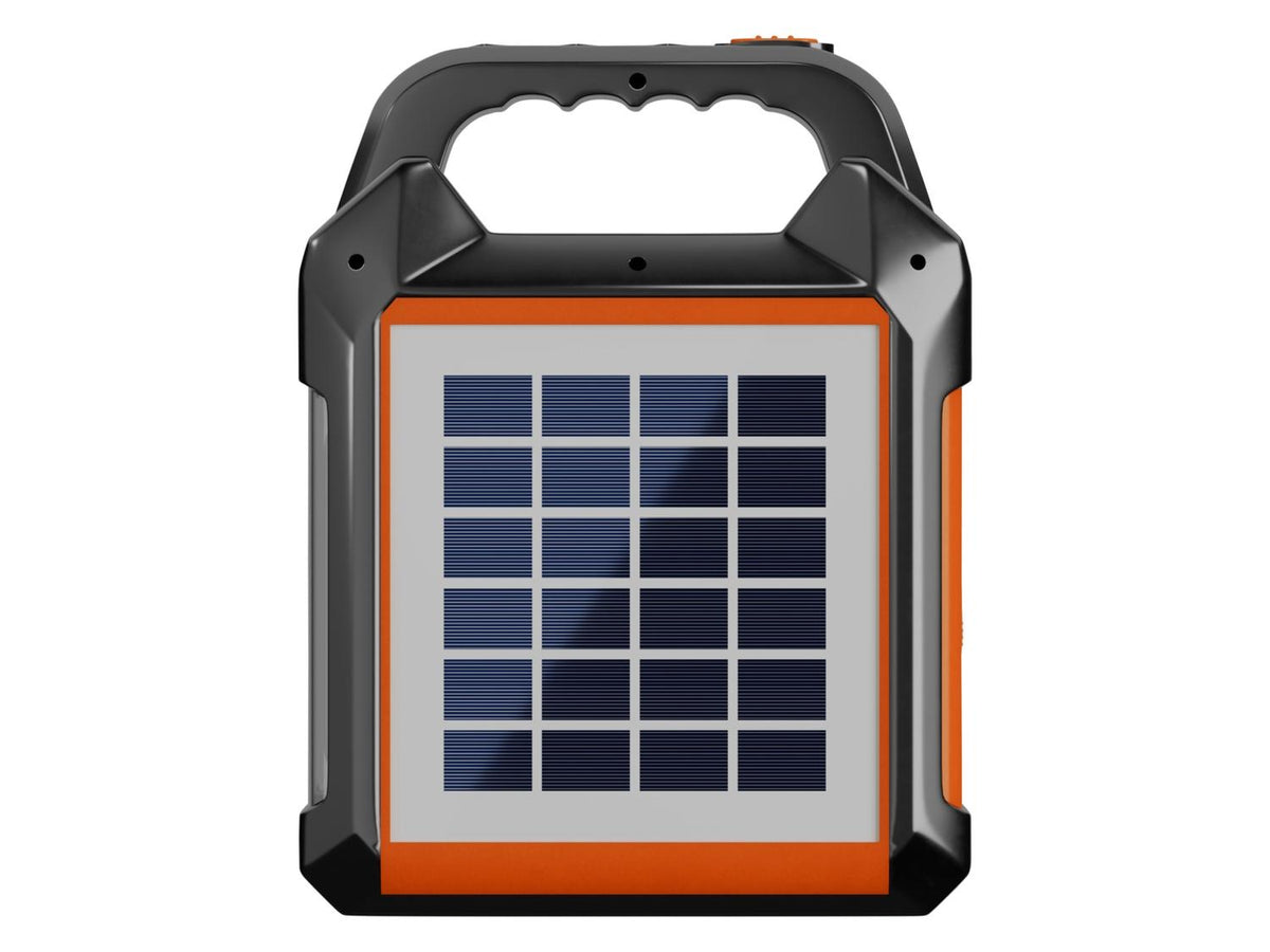 Lampe solaire multifonctions avec enceinte et batterie portative