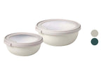 Lot de 2 boîtes hermétiques, 750 ml + 1250 ml
