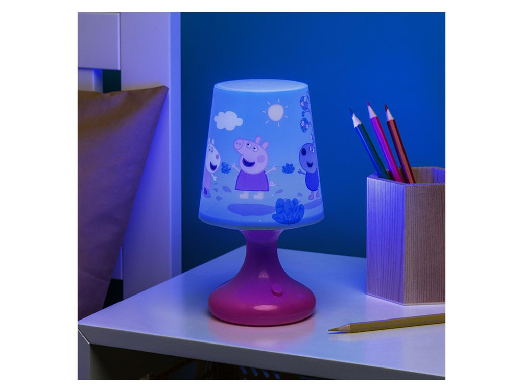 Lampe de table Bluey ou Peppa Pig