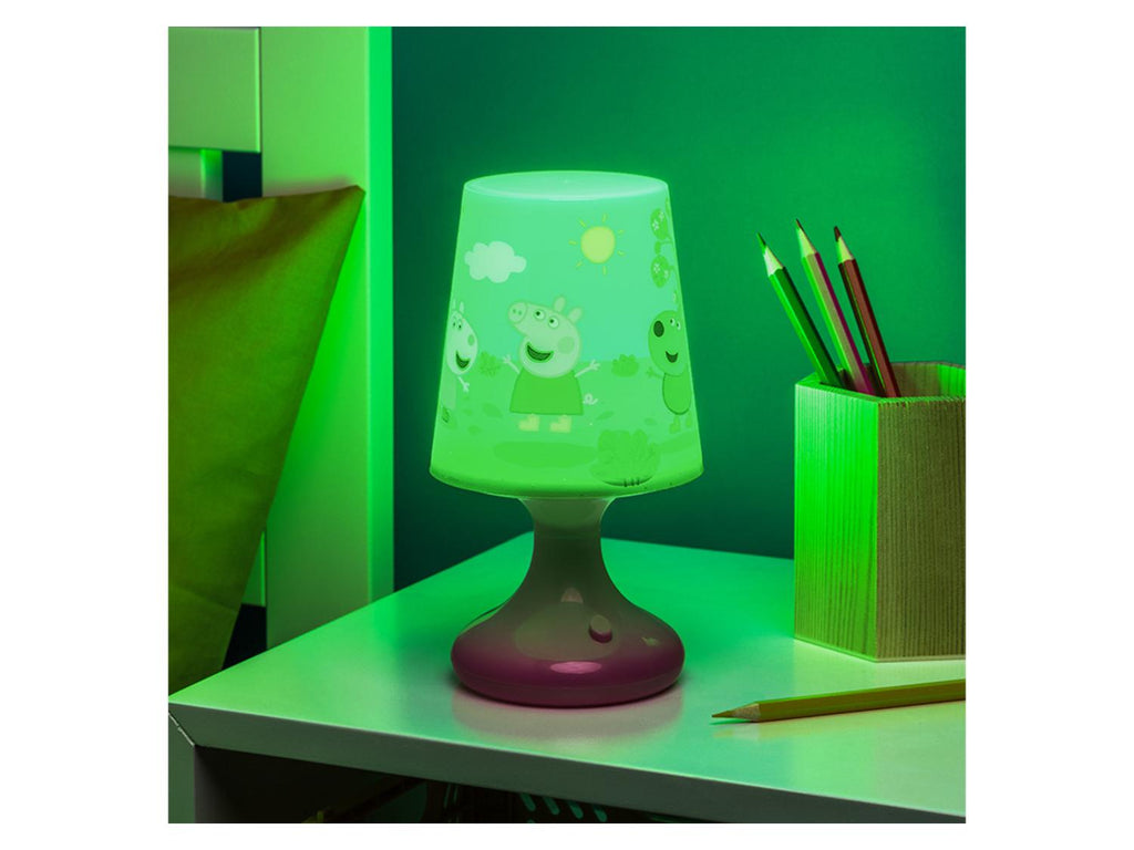 Lampe de table Bluey ou Peppa Pig