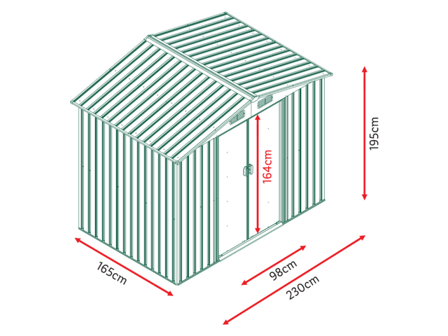 Abri de jardin XL