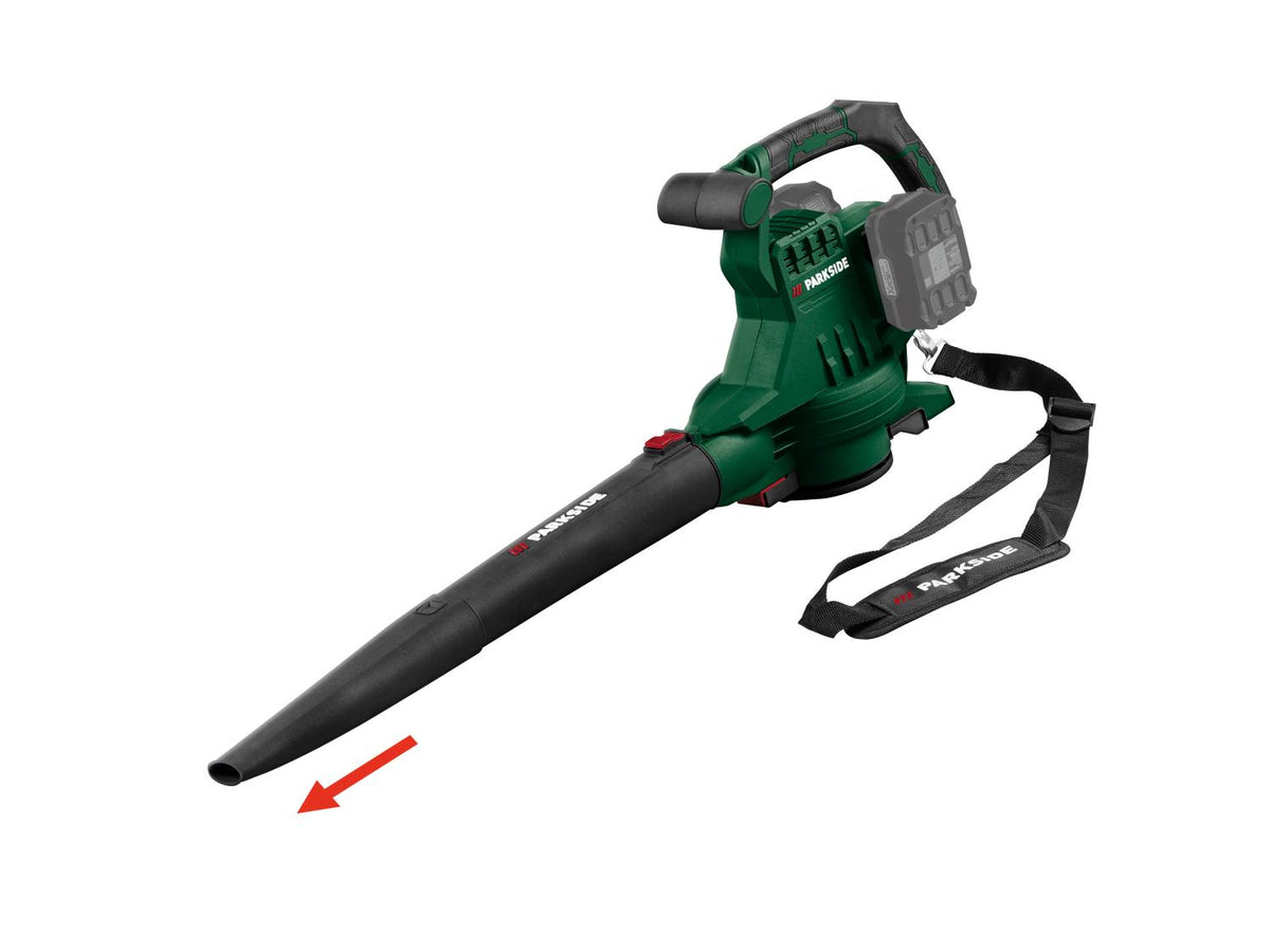 Aspirateur souffleur/broyeur électrique sans fil, 320 km/h, 40 V
