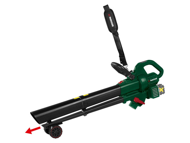 Aspirateur souffleur/broyeur électrique sans fil 40 V, PALSB A1, sans batteries – sans chargeur
