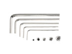 Assortiment d'écrous à oreilles ou de vis sans tête ou de goupilles fendues ou de clous